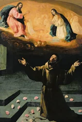 Der heilige Franziskus von Assisi oder Das Rosenwunder, 1630